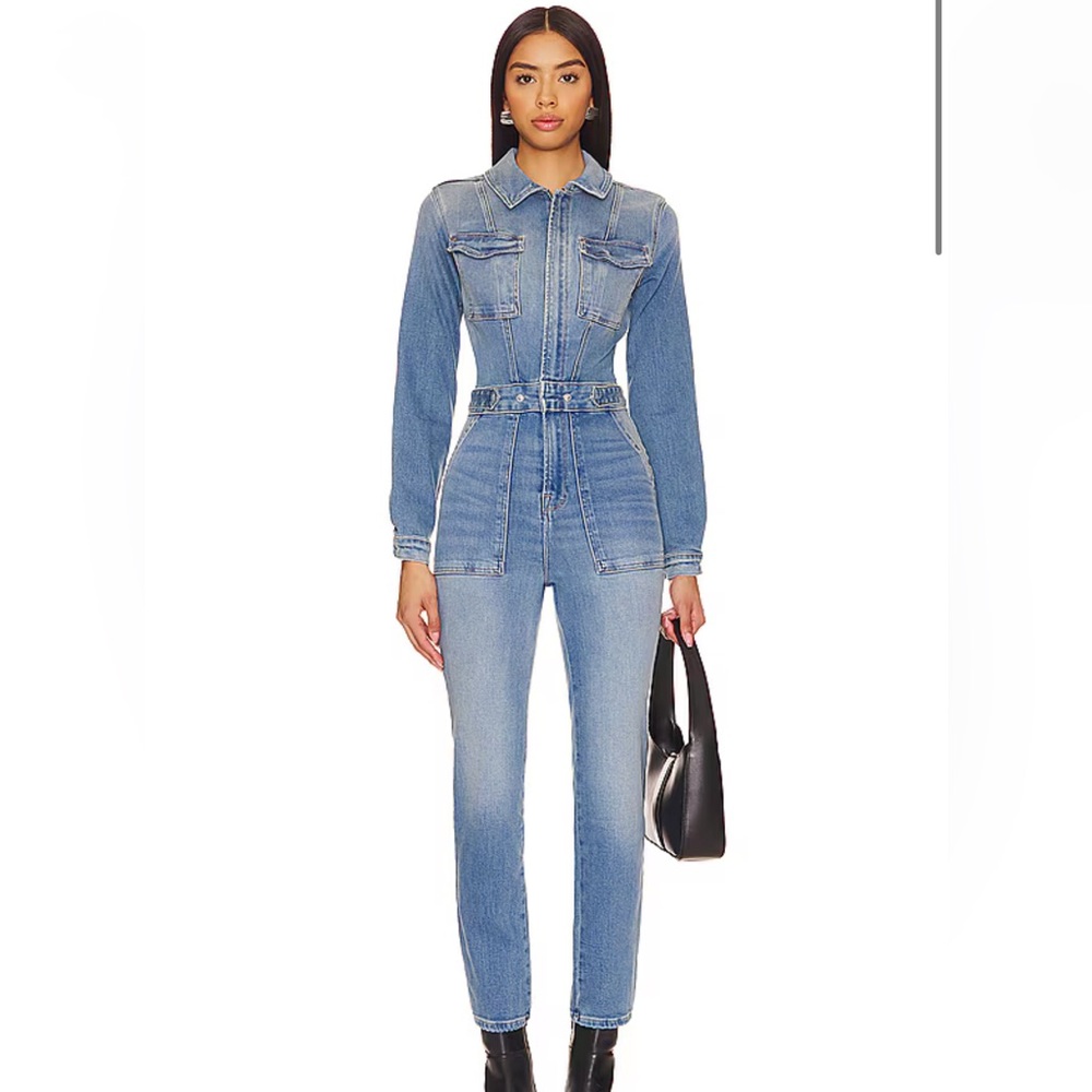 NWT Good American denim jumpsuit - never worn.